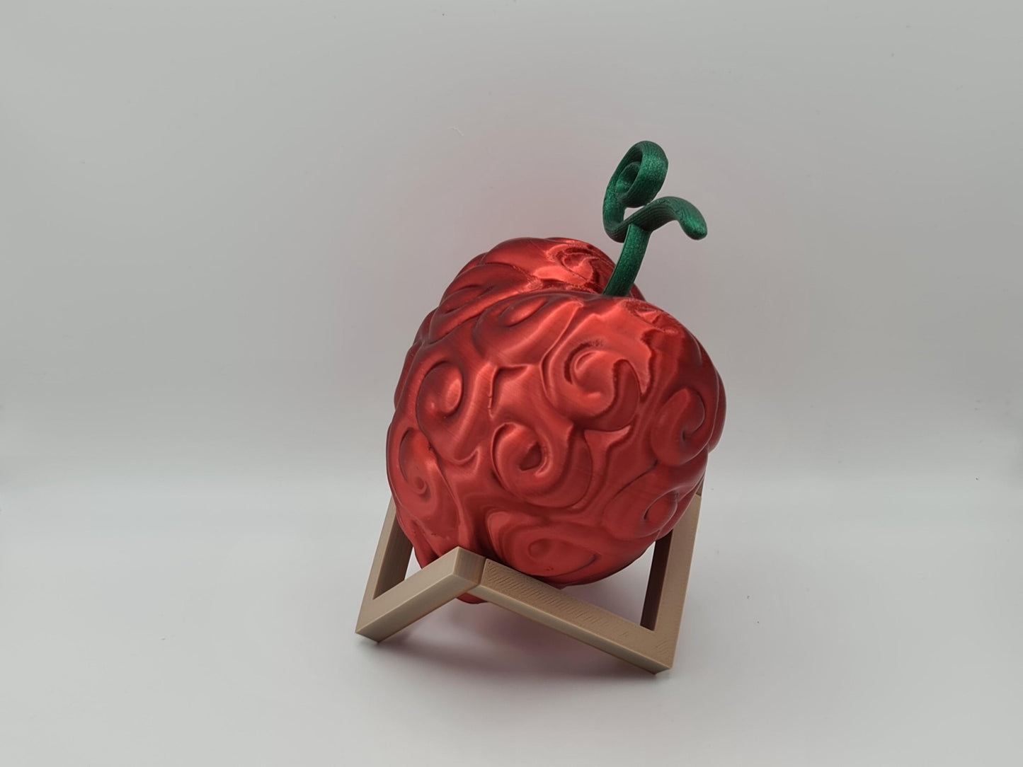 3D Printed One Piece Devil Fruit with stand - Heart - Ope Ope No Mi - Trafalgar D. Water Law's Fruit