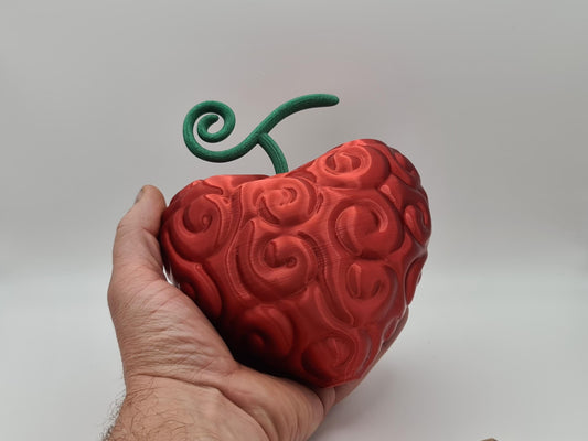 3D Printed One Piece Devil Fruit with stand - Heart - Ope Ope No Mi - Trafalgar D. Water Law's Fruit