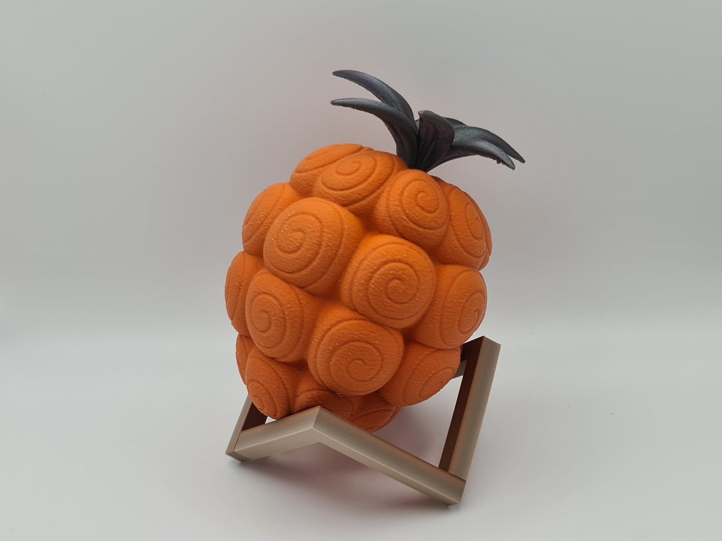 3D Printed One Piece Devil Fruit with stand - Chop-Chop - Bara Bara No Mi - Buggy's Fruit