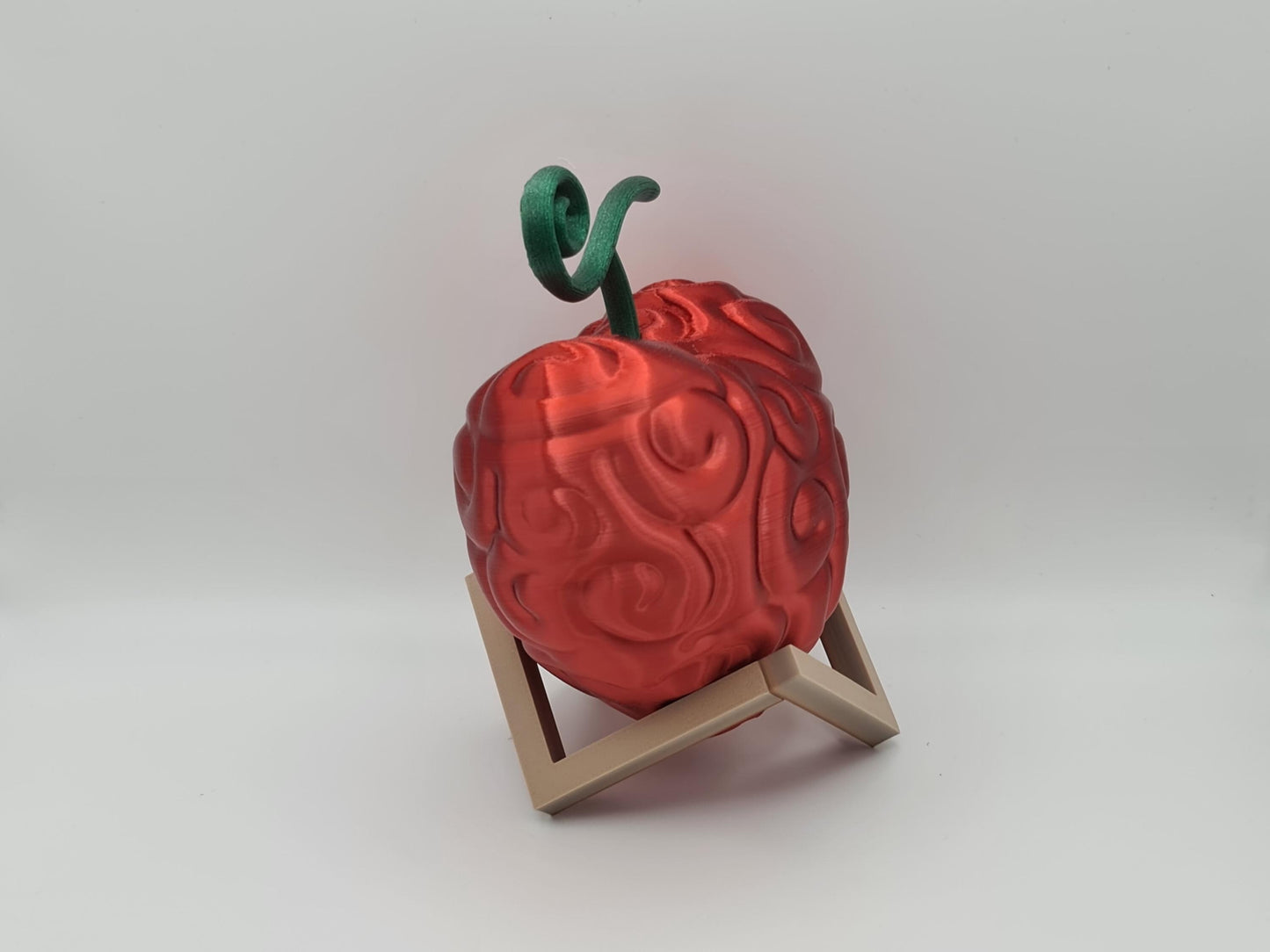 3D Printed One Piece Devil Fruit with stand - Heart - Ope Ope No Mi - Trafalgar D. Water Law's Fruit