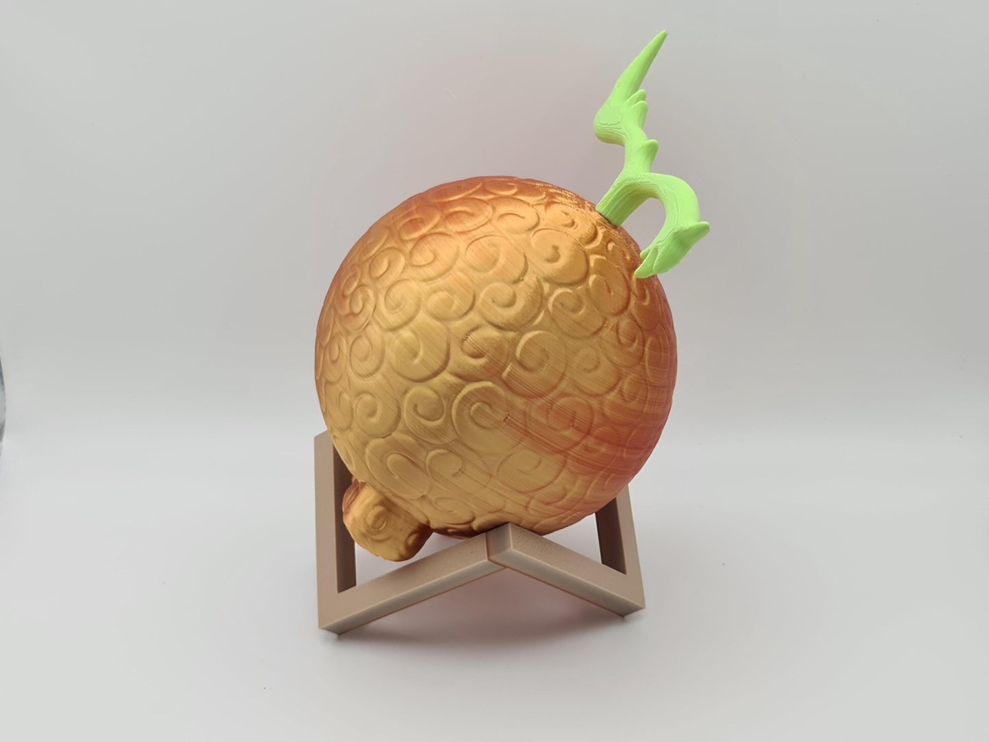 3D Printed One Piece Devil Fruit with stand - Revive-Revive - Yomi Yomi no Mi - Brook's Fruit