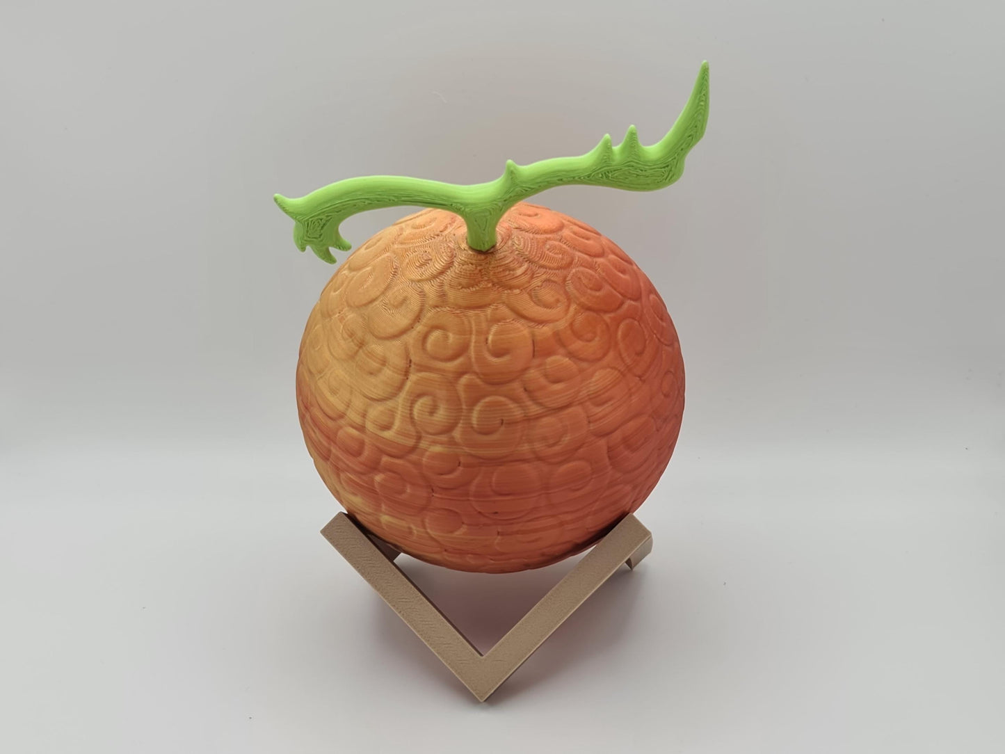 3D Printed One Piece Devil Fruit with stand - Revive-Revive - Yomi Yomi no Mi - Brook's Fruit