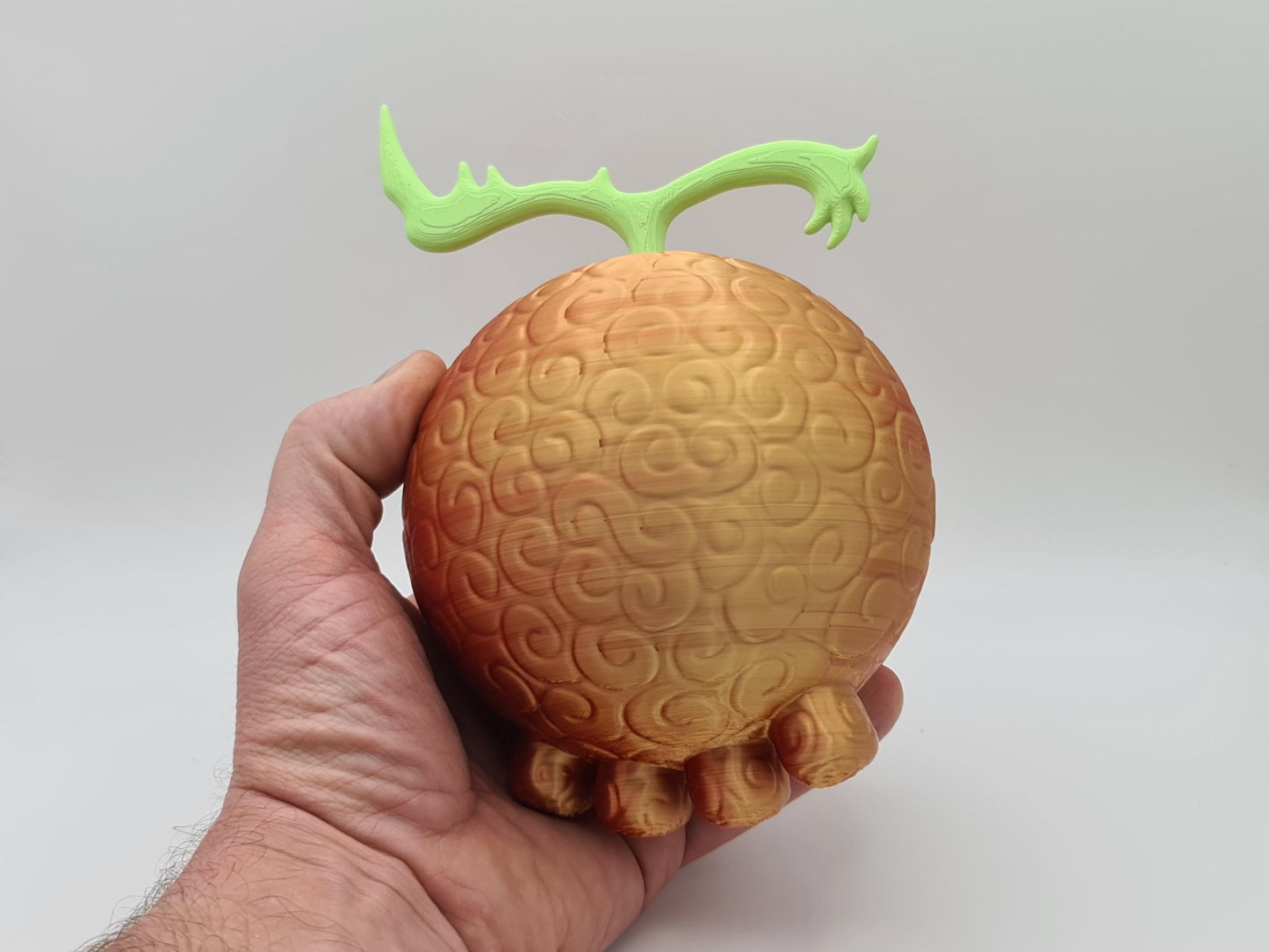 3D Printed One Piece Devil Fruit with stand - Revive-Revive - Yomi Yomi no Mi - Brook's Fruit