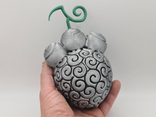 3D Printed One Piece Devil Fruit with stand - Paw-Paw - Nikyu Nikyu no Mi - Bartholomew Kuma's Fruit