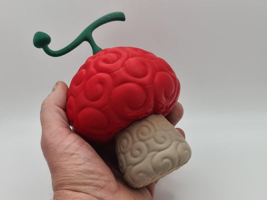 3D Printed One Piece Devil Fruit with stand - Human-Human - Hito Hito no Mi - Tony Tony Chopper's Fruit