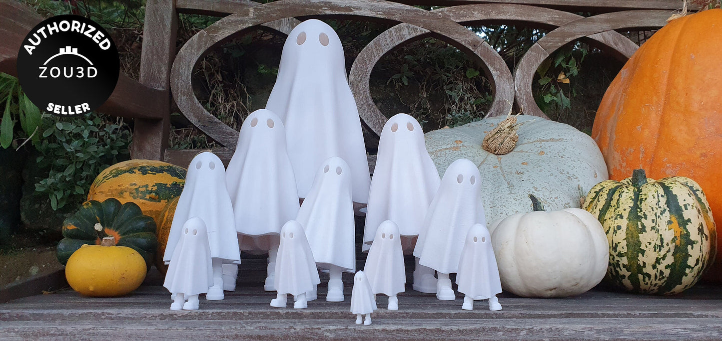 Cute Halloween Zou Ghost with Hidden Legs (as seen on tik tok) - Now with Sunglasses!