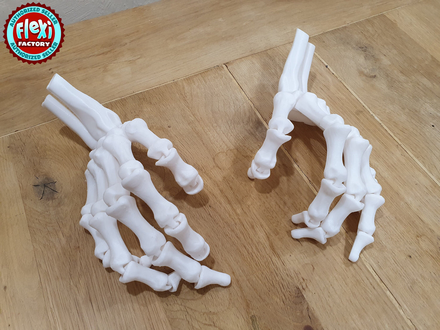 Flexi Skeleton Hand -  Articulated Flexible 3D Print