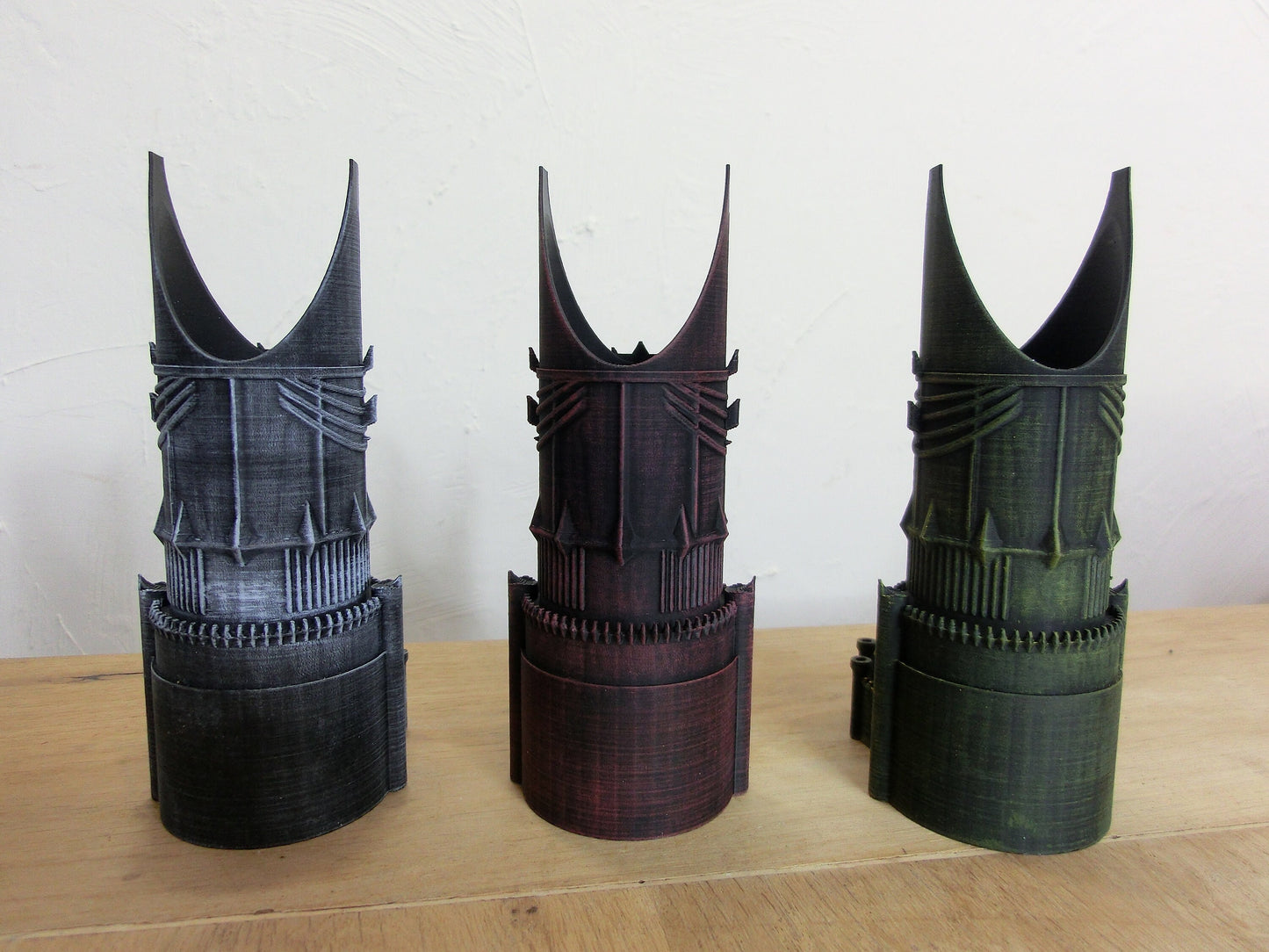 Pocket Barad-dur dice tower 3D Printed - lord of the rings - compatible with regular D20 size and below