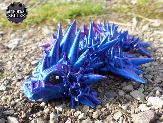 Large Baby Void Sea Dragon by Cinderwing3D -  Articulated Flexible 3D Print - Professionally Hand painted finishing details