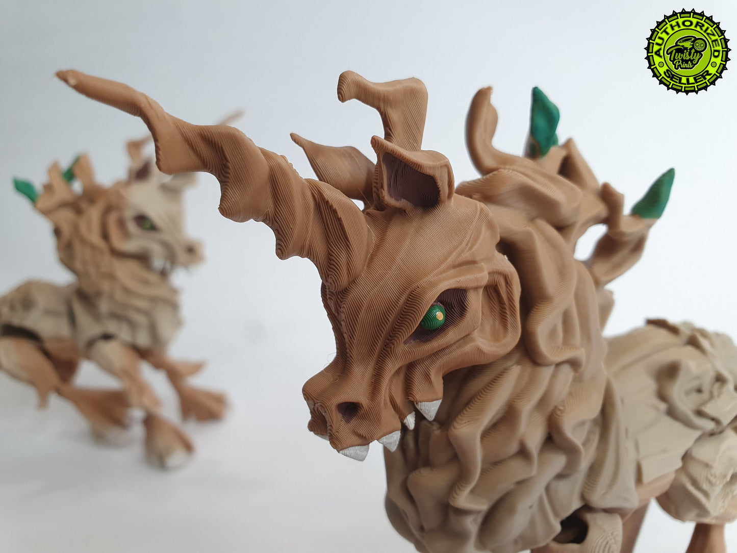 Elden Woods Unicorn - Articulated Flexible 3D Print. Professionally Hand painted finishing details- can print in any colour you like