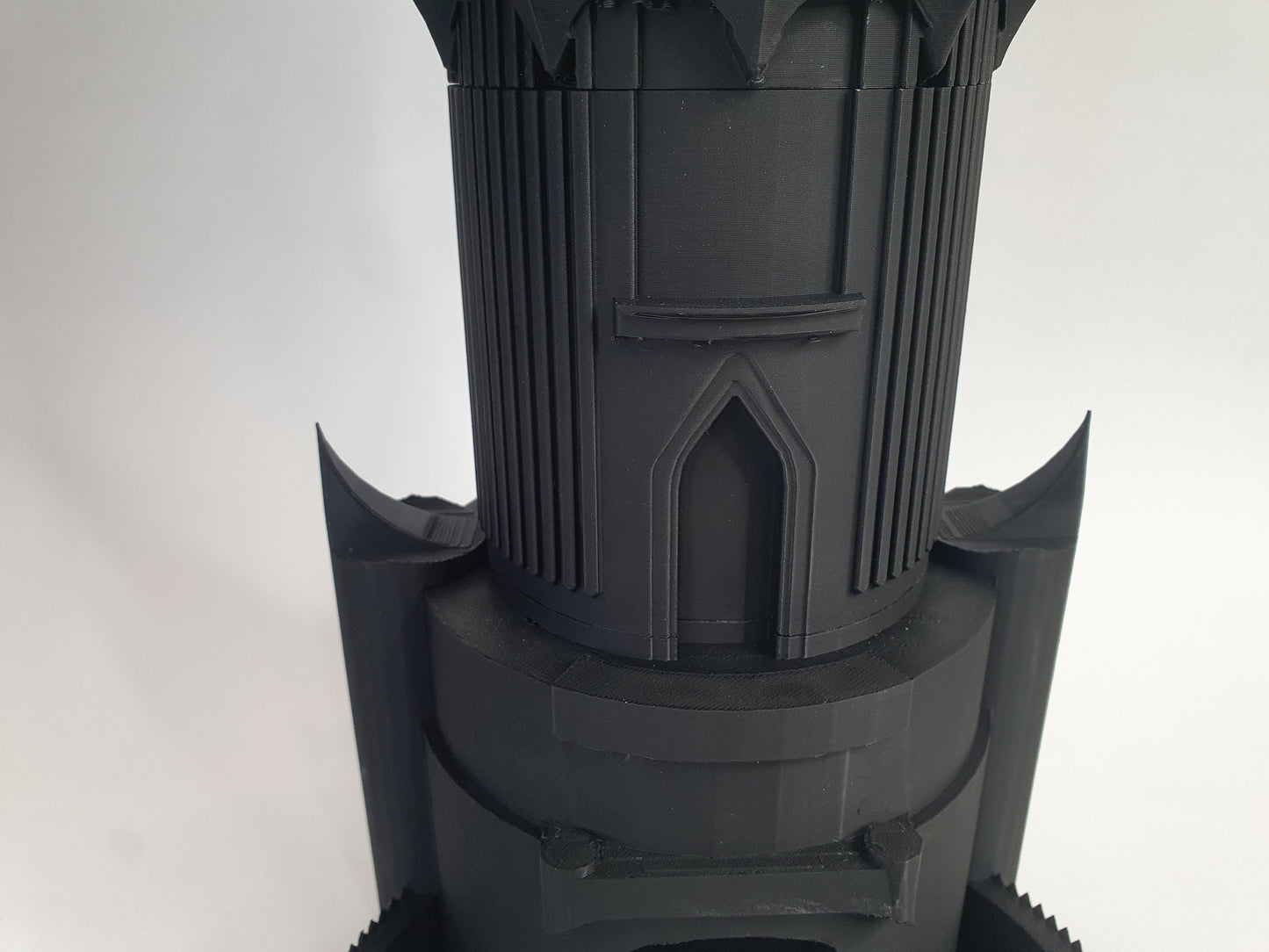 Epic Barad-Dur magnetic Dice Tower - compatible with regular D20 size - Dark Lord Saurons Tower Lord of the Rings