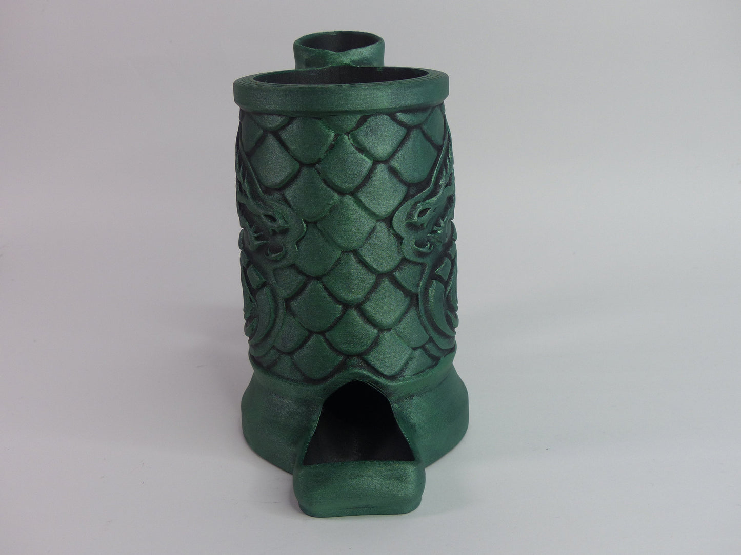 Dragon Crest Can Cosy/Cozy DnD Dice Tower - 3D printed and hand painted - Can be personalised!