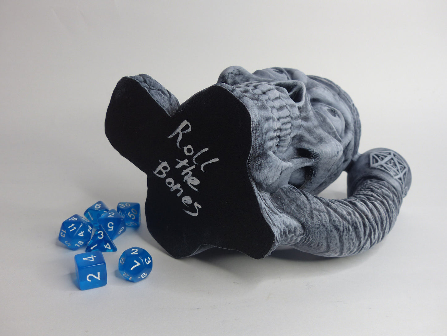 Skull Can Cosy/Cozy DnD Dice Tower - 3D printed and hand painted - Can be personalised!