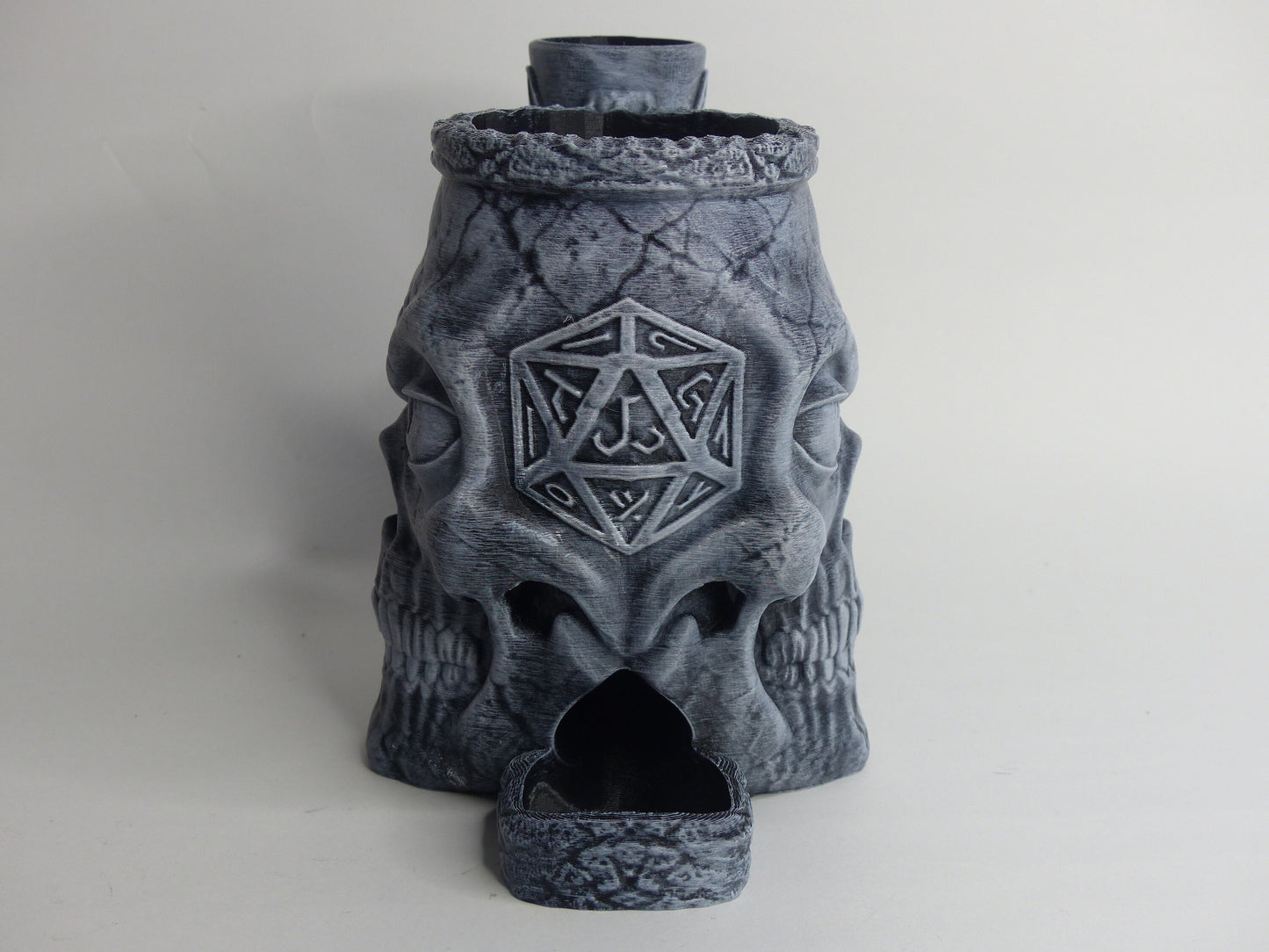 Skull Can Cosy/Cozy DnD Dice Tower - 3D printed and hand painted - Can be personalised!