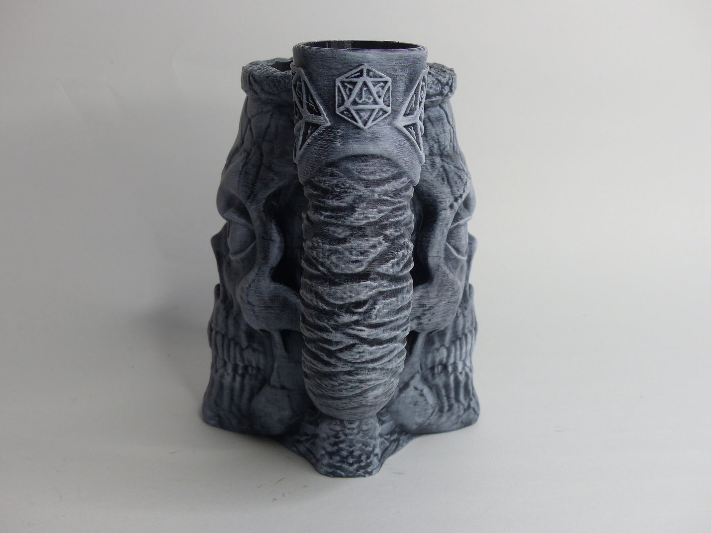 Skull Can Cosy/Cozy DnD Dice Tower - 3D printed and hand painted - Can be personalised!